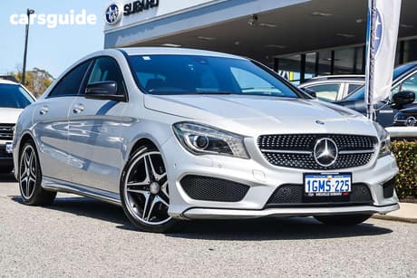 Silver 2016 Mercedes-Benz CLA200 Coupe 200