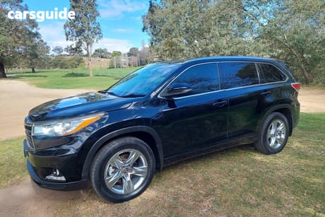Black 2016 Toyota Kluger Wagon Grande (4X4)