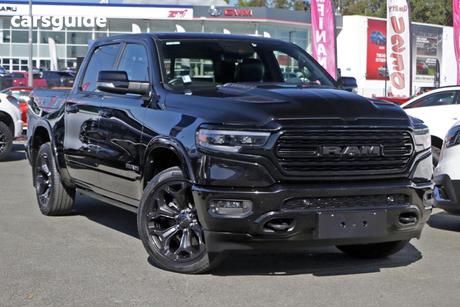 Black 2022 RAM 1500 Crew Cab Utility Limited Rambox (Hybrid)