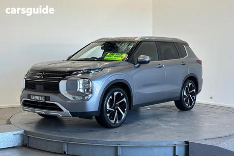 Grey 2022 Mitsubishi Outlander Wagon Aspire 7 Seat (Awd)