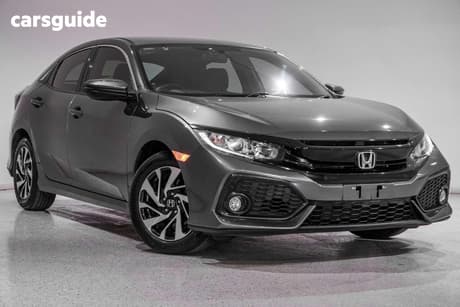 Grey 2017 Honda Civic Hatchback Vti-S