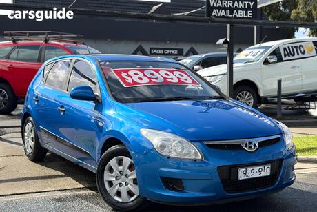 Blue 2009 Hyundai I30 Hatchback Sx