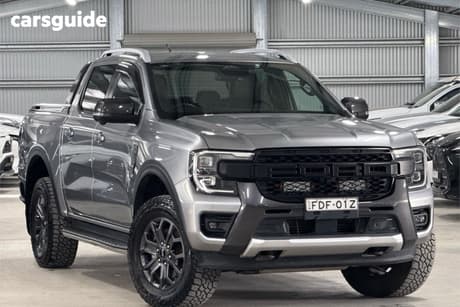 Silver 2022 Ford Ranger Double Cab Pick Up Wildtrak 3.0 (4X4)