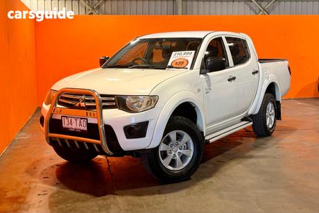 White 2012 Mitsubishi Triton Double Cab Utility Glx (4X4)