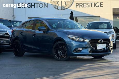 Blue 2017 Mazda 3 Sedan Sp25