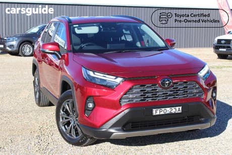 Red 2025 Toyota RAV4 Wagon Gxl (2Wd) Hybrid