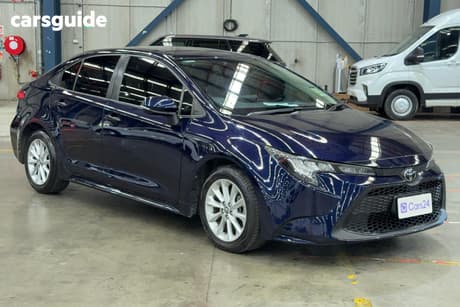 Blue 2021 Toyota Corolla Sedan Ascent Sport