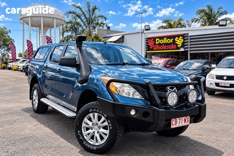 Blue 2015 Mazda BT-50 Dual Cab Utility Xt (4X4)