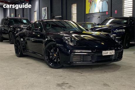 Black 2020 Porsche 911 Coupe Carrera