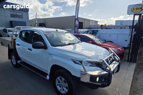White 2021 Mitsubishi Triton Double Cab Pick Up Glx+ (4X4)