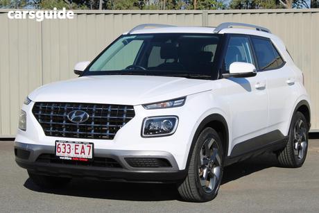 White 2021 Hyundai Venue Wagon Elite ((Sunroof)