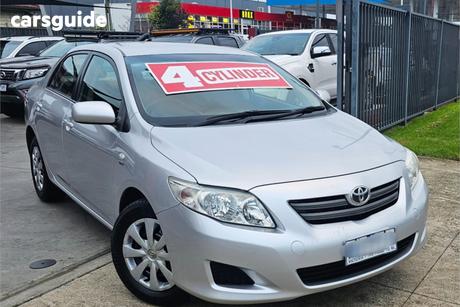 Silver 2009 Toyota Corolla Sedan Ascent