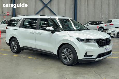 White 2022 Kia Carnival Wagon S
