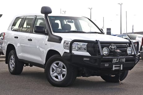 White 2021 Toyota Landcruiser Wagon Lc200 Gx (4X4)