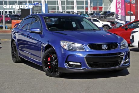 Blue 2016 Holden Commodore Sedan Ss-V Redline