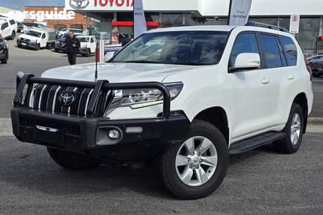 White 2022 Toyota Landcruiser Prado Wagon Gxl