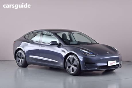 Grey 2023 Tesla Model 3 Sedan Rear-Wheel Drive