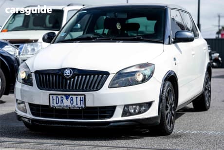 White 2014 Skoda Fabia Hatchback 77 Tsi Monte Carlo
