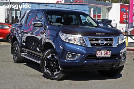 Blue 2015 Nissan Navara Dual Cab Utility St (4X4)