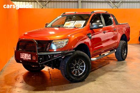 Orange 2014 Ford Ranger Crew Cab Utility Wildtrak 3.2 (4X4)