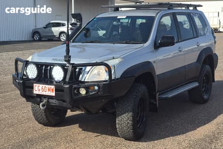 Silver 2003 Toyota Landcruiser Prado Wagon Gxl (4X4)