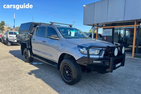 Silver 2021 Toyota Hilux Double Cab Pick Up Sr Hi-Rider