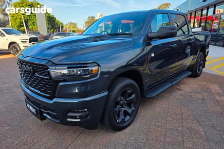 Blue 2026 RAM 1500 Crew Cab Utility Express Black Edition