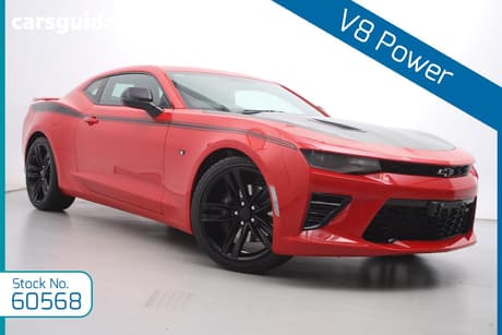 Red 2018 Chevrolet Camaro Coupe 2Ss