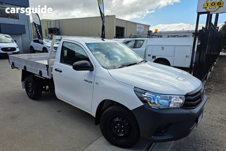 White 2020 Toyota Hilux Cab Chassis Workmate