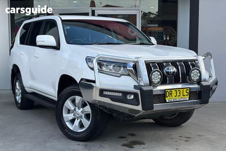 White 2020 Toyota Landcruiser Prado Wagon Gxl