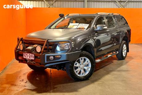 Grey 2012 Ford Ranger Crew Cab Utility Wildtrak 3.2 (4X4)