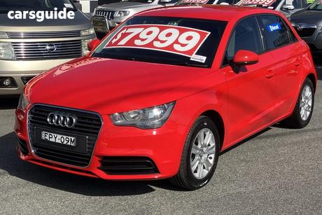 Red 2012 Audi A1 Hatchback Sportback 1.4 Tfsi Ambition