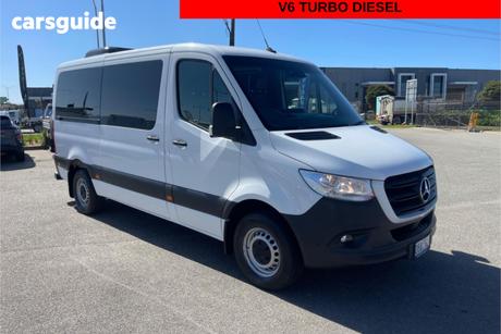 White 2019 Mercedes-Benz Sprinter Van 419Cdi Vs30 Mwb Rwd High Roof