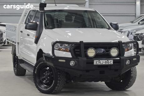 White 2021 Ford Ranger Double Cab Chassis Xl 3.2 (4X4)