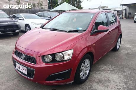 Red 2014 Holden Barina Hatchback Cd