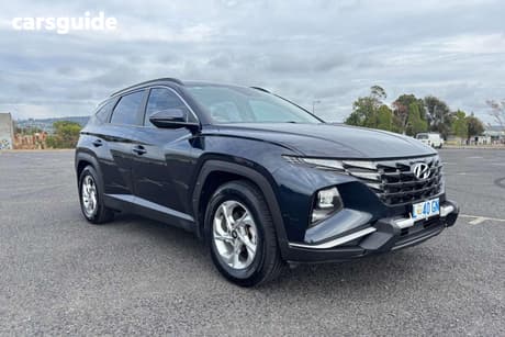 Blue 2021 Hyundai Tucson Wagon (Fwd)