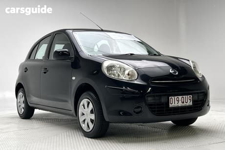 Black 2011 Nissan Micra Hatchback St