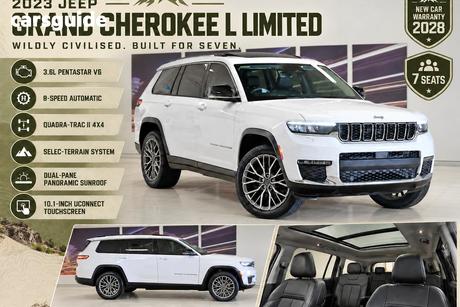 White 2022 Jeep Grand Cherokee L Wagon Limited 7 Seat (4X4)