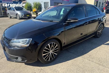 Black 2013 Volkswagen Jetta Sedan 147 Tsi Highline