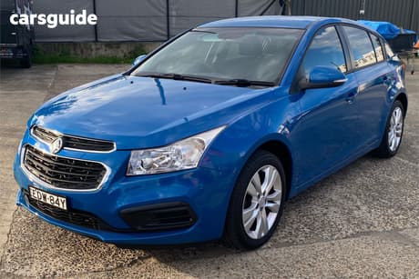 Blue 2015 Holden Cruze Sportswagon Cd