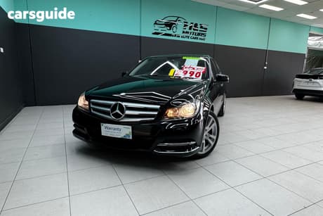 Black 2011 Mercedes-Benz 250 Sedan AVANTGARDE BE W204 MY11