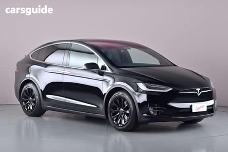 Black 2019 Tesla Model X Wagon 75D (75Xb)