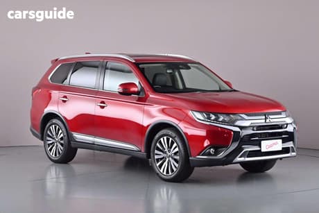 Red 2019 Mitsubishi Outlander Wagon Exceed 7 Seat (Awd)