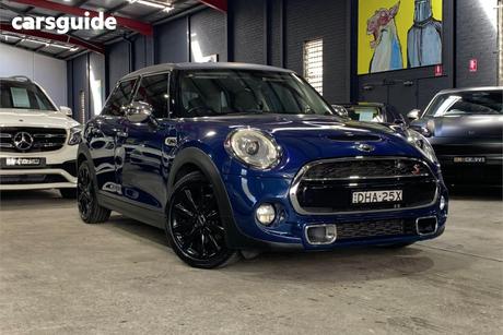 Blue 2016 Mini Cooper Hatchback S 5D Hatch