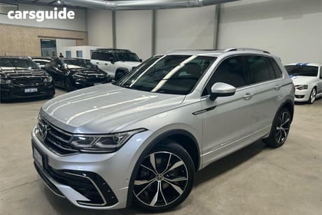 Silver 2021 Volkswagen Tiguan Wagon 162 Tsi R-Line