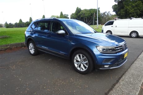 Blue 2019 Volkswagen Tiguan Wagon Allspace 132 Tsi Comfortline