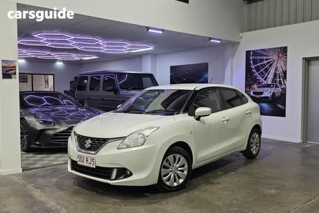 White 2018 Suzuki Baleno Hatchback Gl