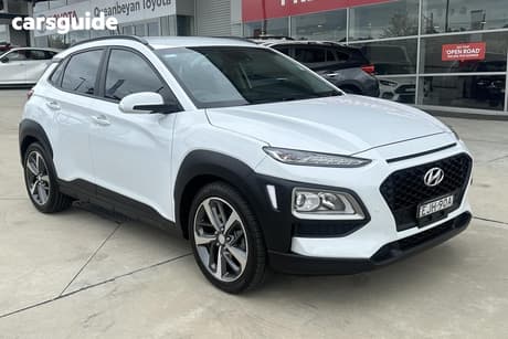 White 2020 Hyundai Kona Wagon Go (Fwd)