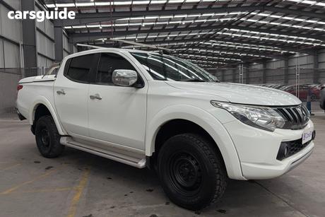 White 2017 Mitsubishi Triton Dual Cab Utility Gls (4X4)