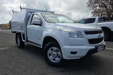 White 2015 Holden Colorado Cab Chassis Ls (4X2)